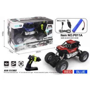 1:20 2WD Rock Crawler RC Car with Alloy Frame and Body, 27MHz, Battery Included
