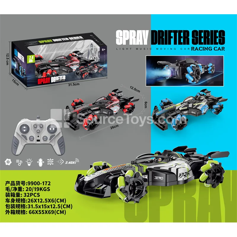 1:16 Spray Side-Drive Racing Car 2.4G with Battery 1:16 Spray Side-Drive Racing Car 2.4G with Battery