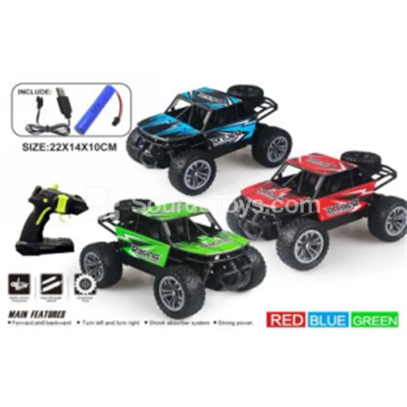 1:18 4WD RC Off-Road Car with Alloy Shell 2.4GHz