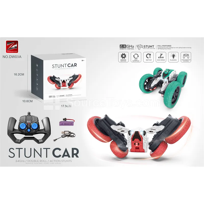 Lighted Spinning Flower Stunt Car (2.4G, Battery Included)