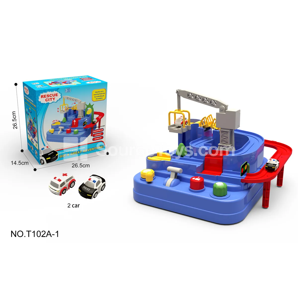 Medium Adventure Challenge Set with 2 Cars Medium Adventure Challenge Set with 2 Cars