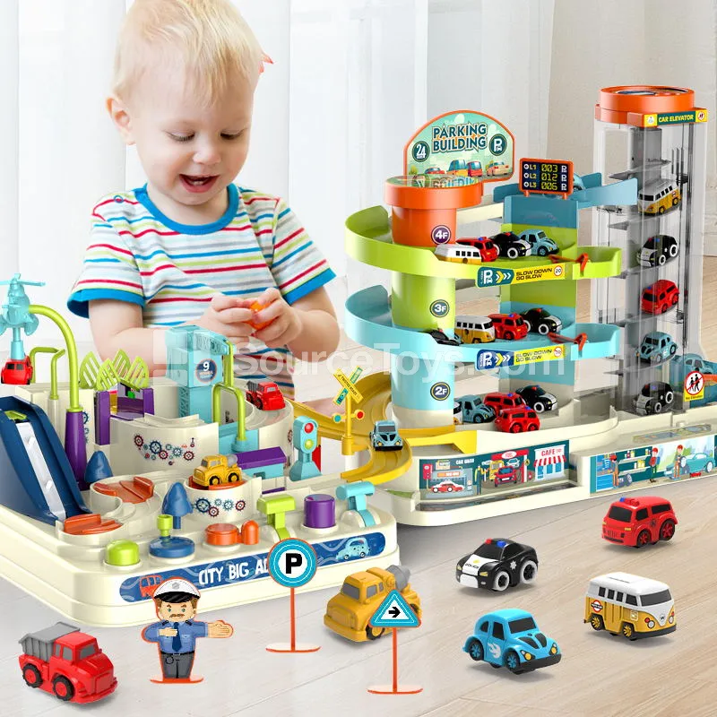 2-in-1 Car Adventure Tower Set 2-in-1 Car Adventure Tower Set