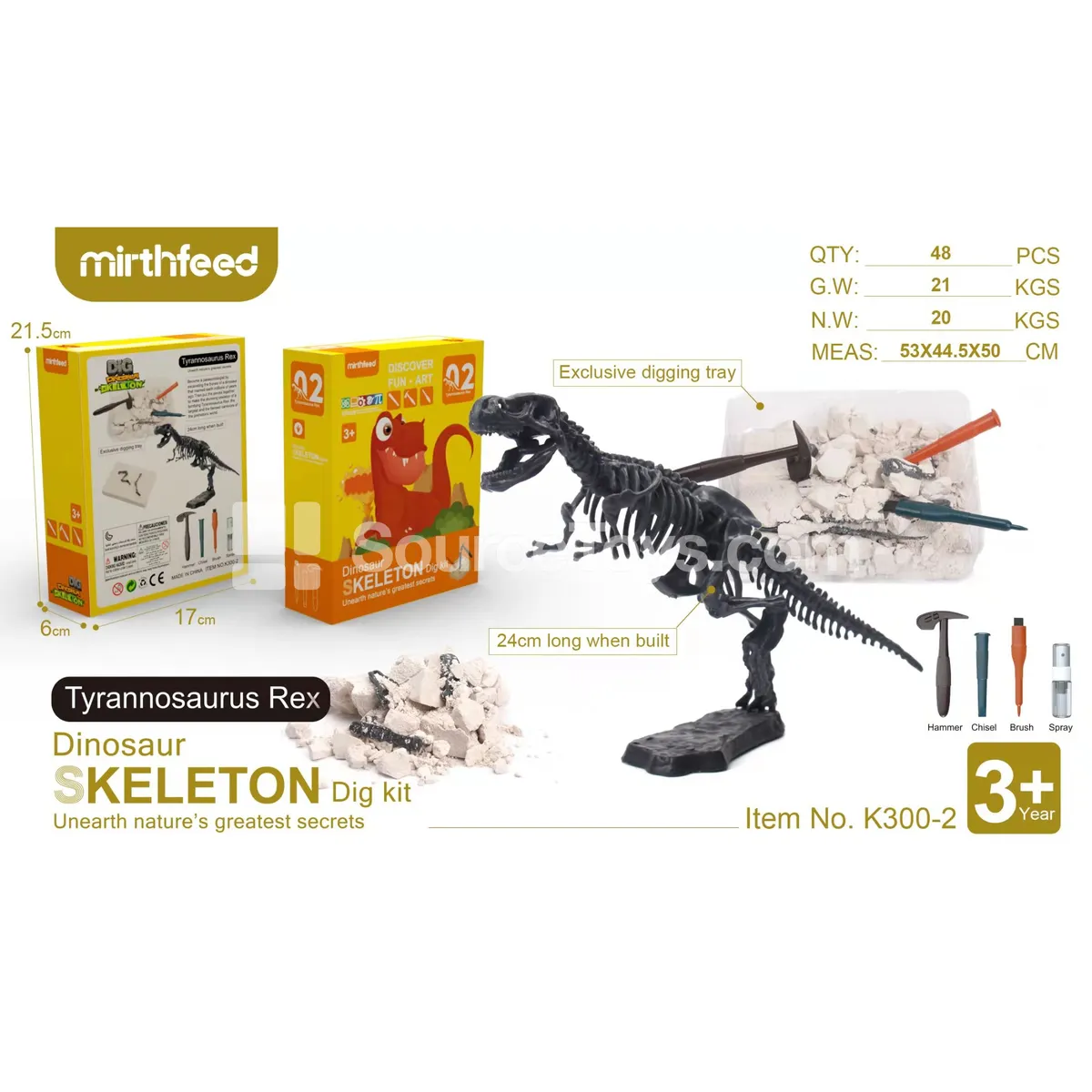 Dinosaur Fossil Excavation T-Rex Set Dinosaur Fossil Excavation T-Rex Set