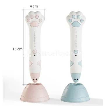 Low-Temp Cat Paw 3D Printing Pen, Light Colors, 2-Color Assorted Low-Temp Cat Paw 3D Printing Pen, Light Colors, 2-Color Assorted