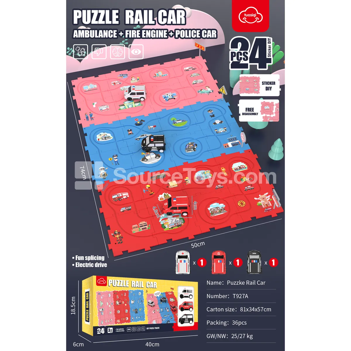 DIY Puzzle Track - 3-in-1