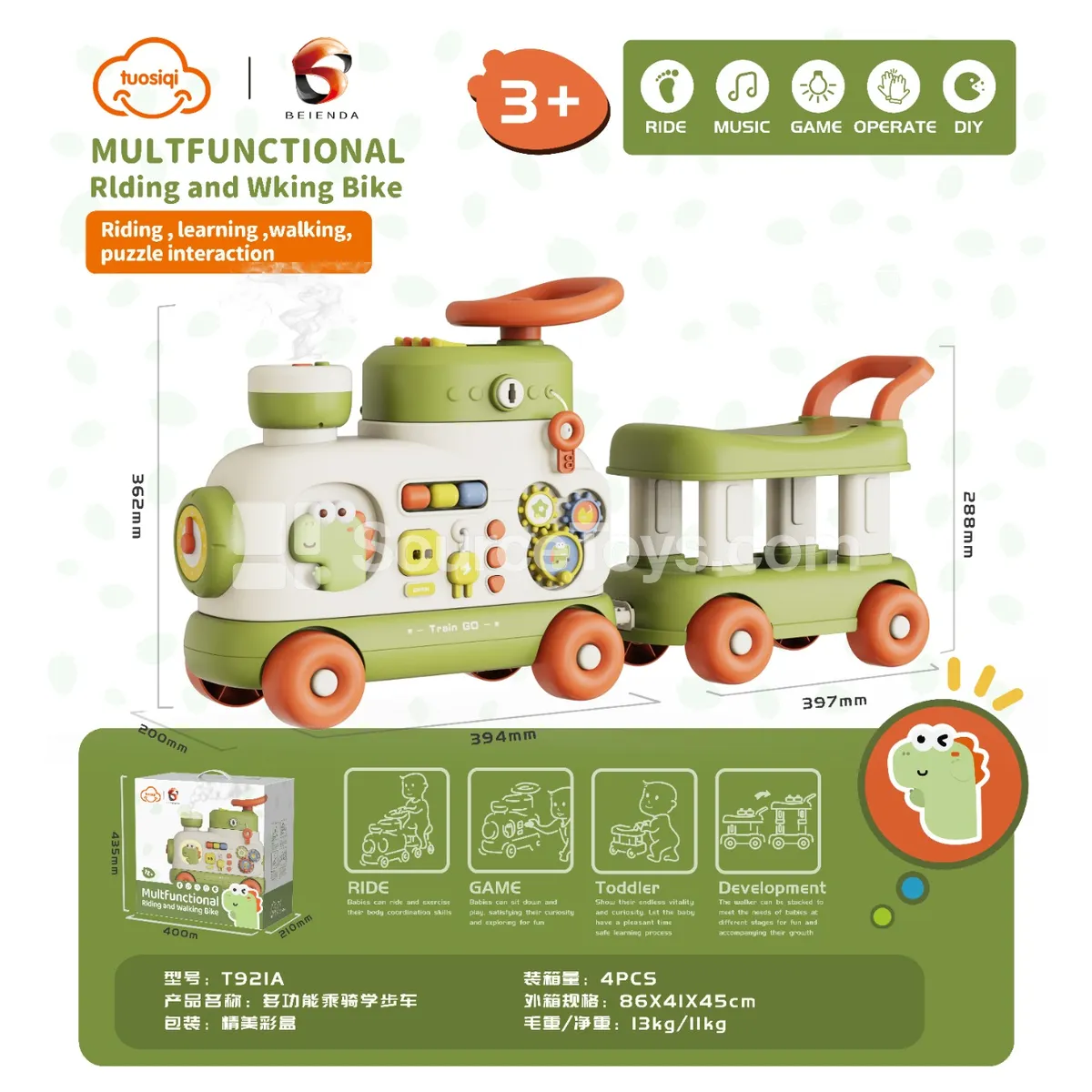 Multi-Function Ride-On Baby Walker Multi-Function Ride-On Baby Walker