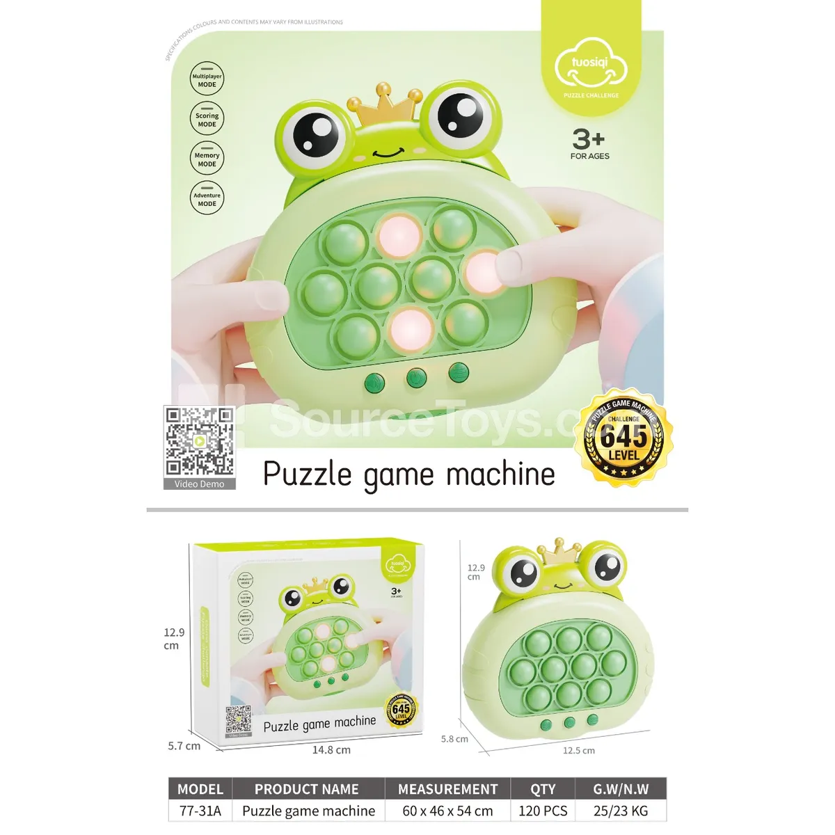 Frog Speed Push Game Machine Frog Speed Push Game Machine
