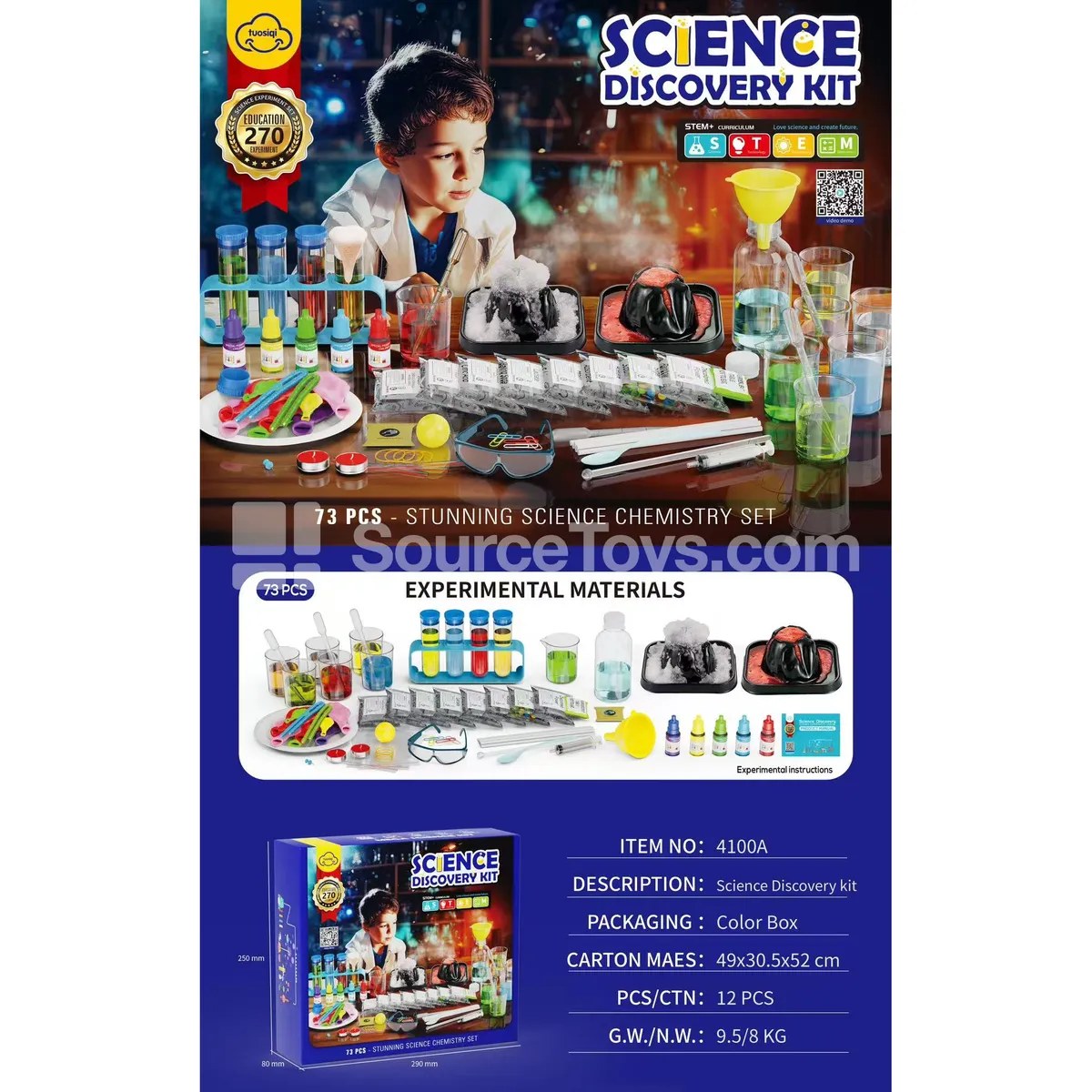 270 Experiments Set (73 Pcs)