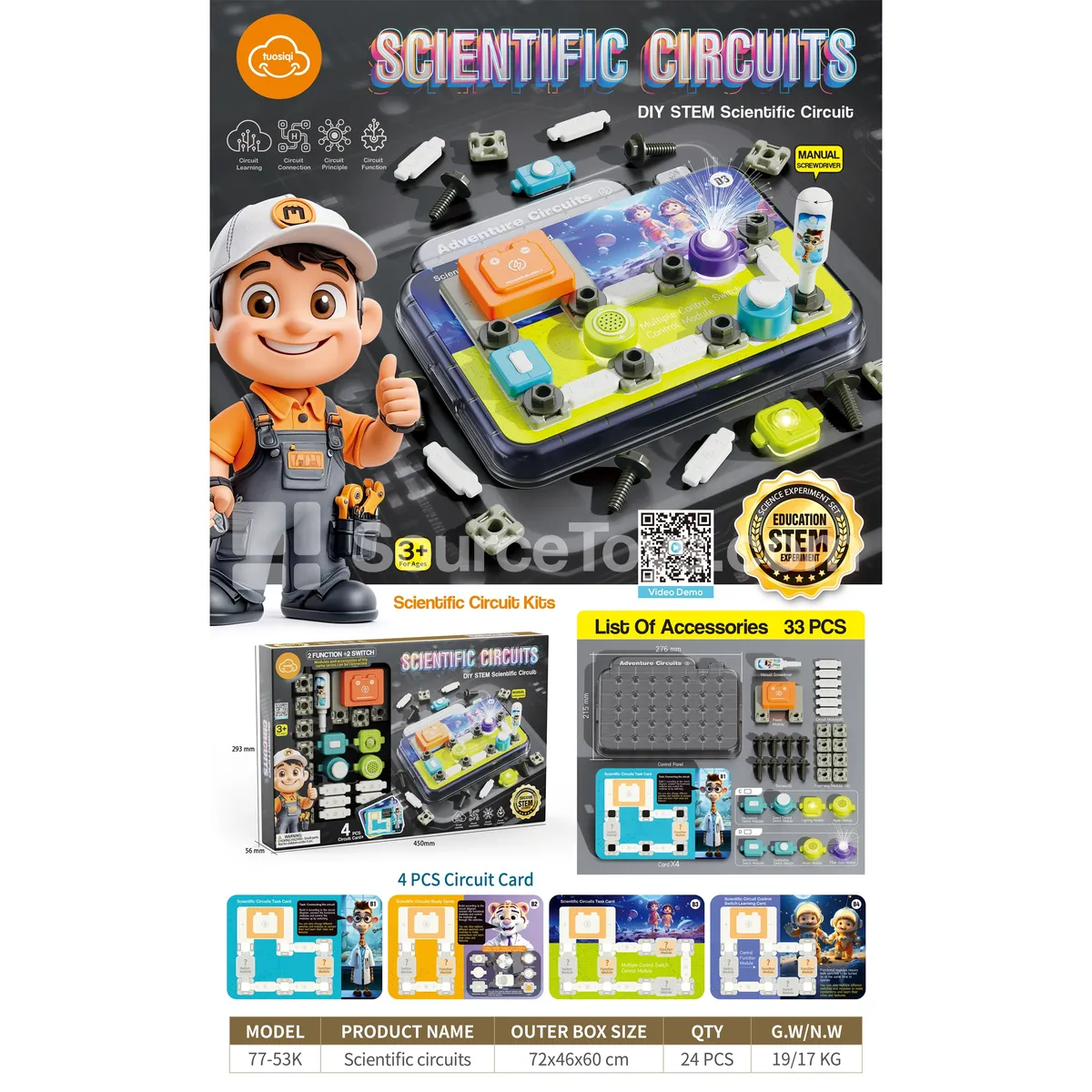 Science Circuit Set 33pcs