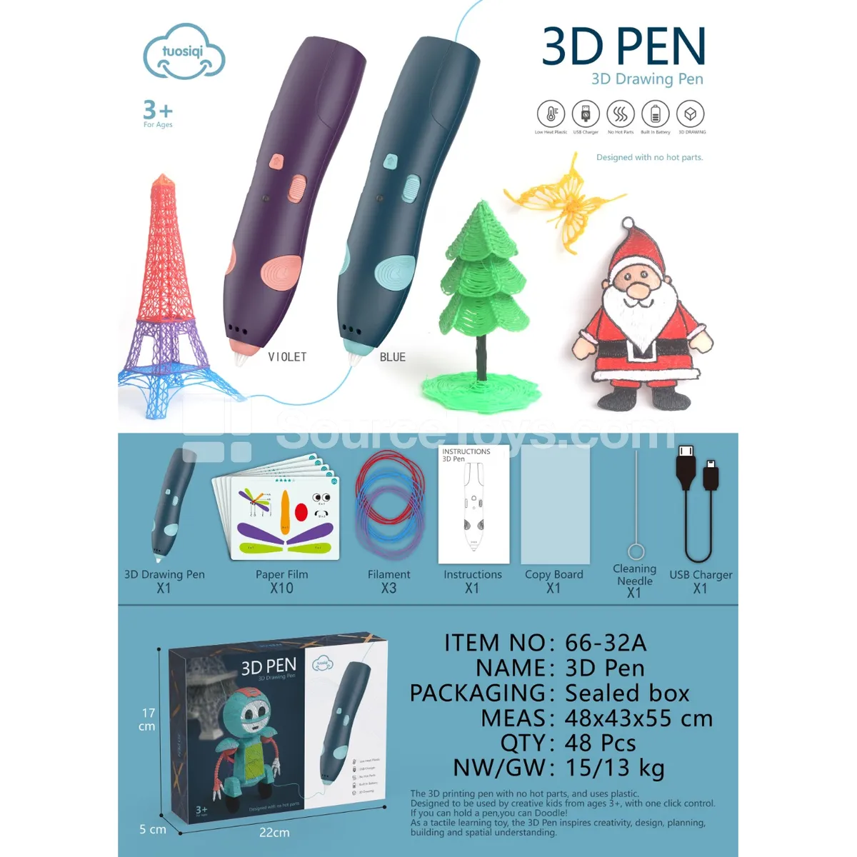 Low-Temperature 3D Printing Pen Low-Temperature 3D Printing Pen