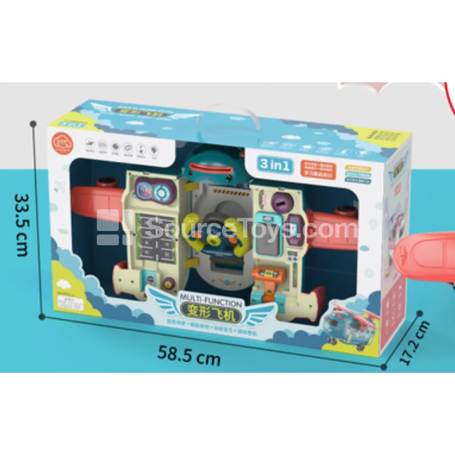 3-in-1 Transformable Plane Toy 3-in-1 Transformable Plane Toy