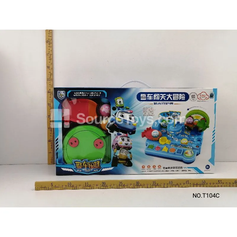 Police Car Adventure Ball Game - Blue Police Car Adventure Ball Game - Blue