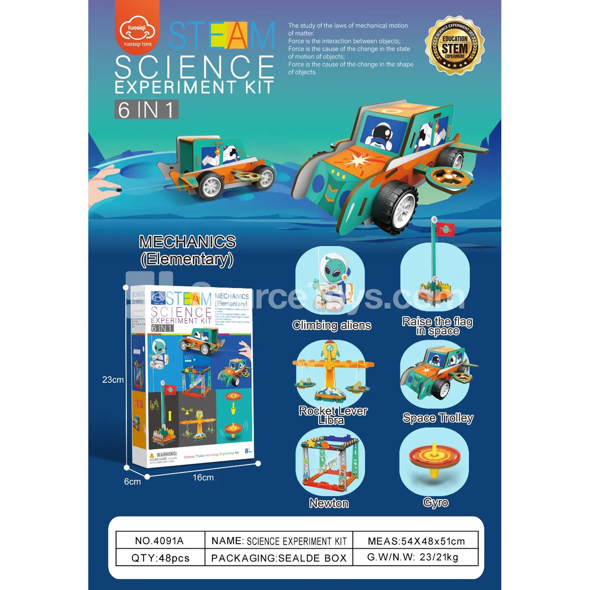Educational DIY Mechanics 6-in-1 Basic Set Educational DIY Mechanics 6-in-1 Basic Set