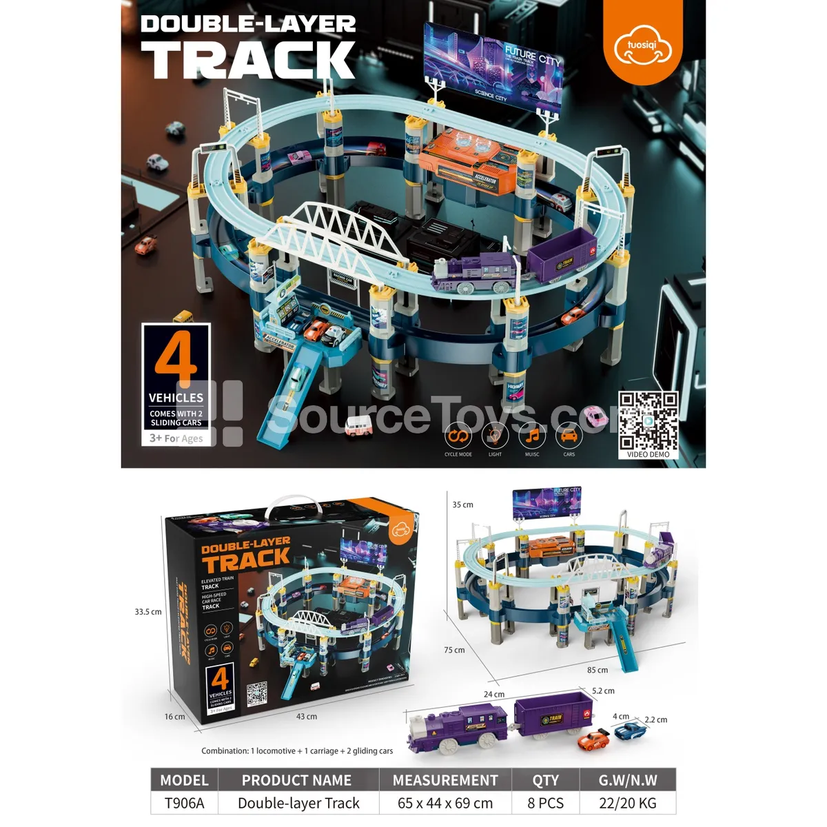 Electric Double-Layer Track