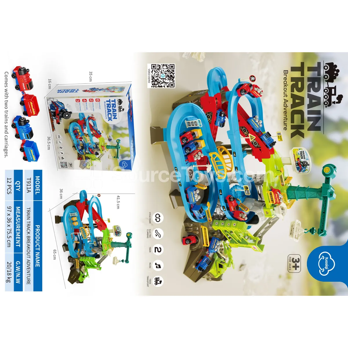 Electric Train Track Base Set