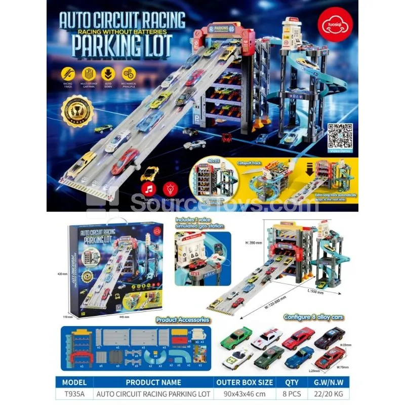 Automatic Race Track Car Parking Set Automatic Race Track Car Parking Set