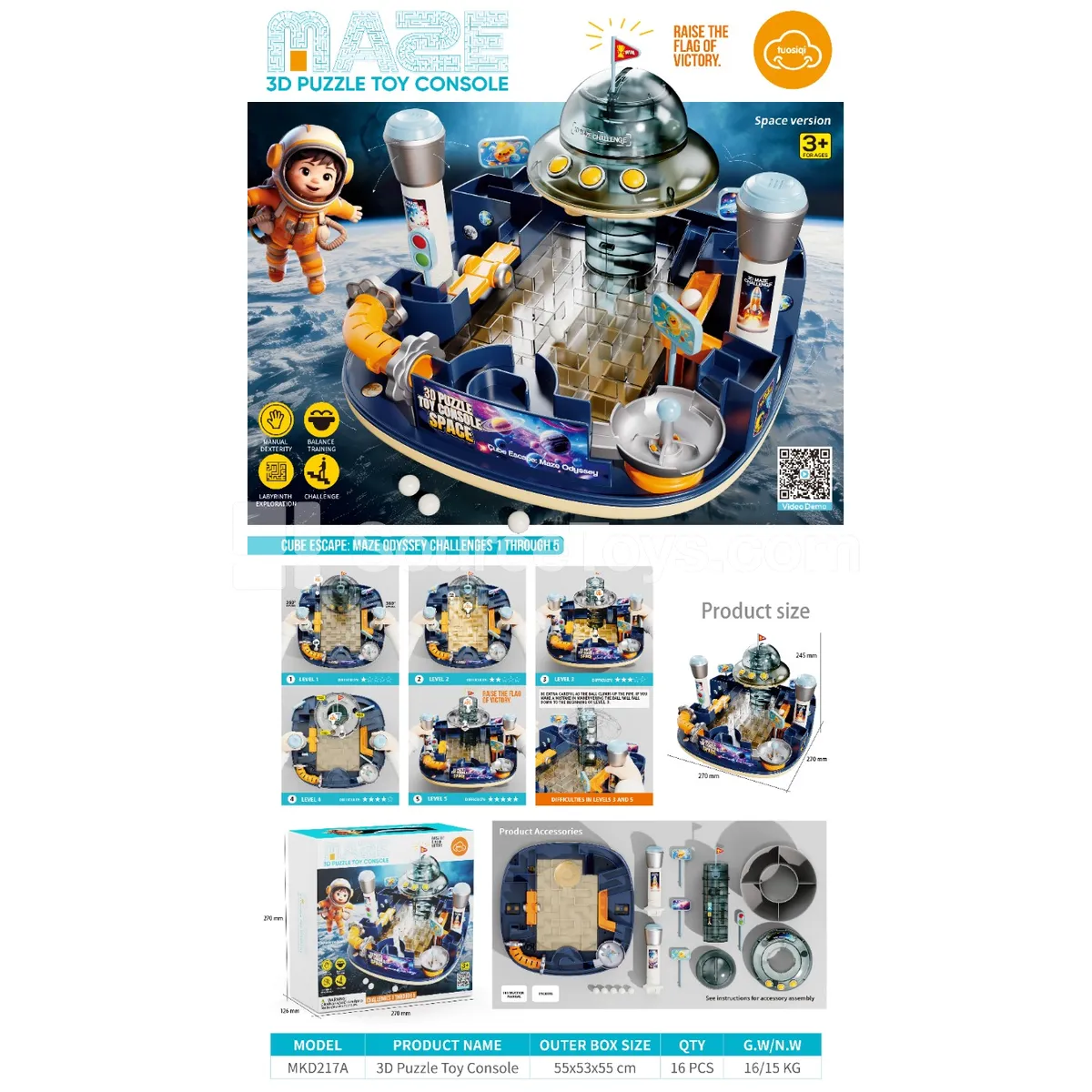 3D Maze Challenge Space Theme 3D Maze Challenge Space Theme