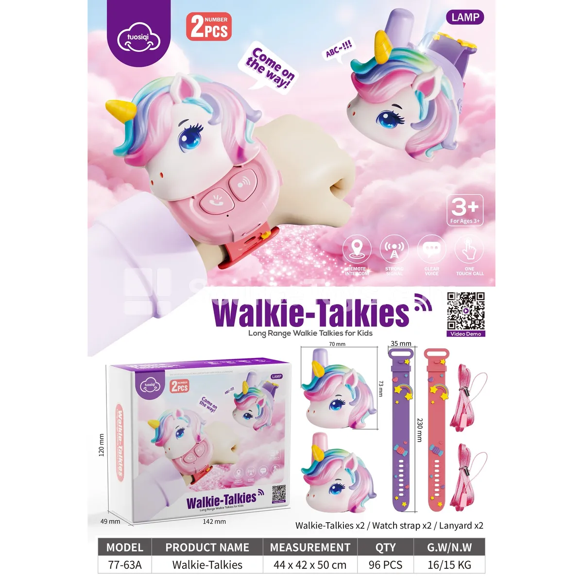 Unicorn Walkie Talkie Watch Unicorn Walkie Talkie Watch