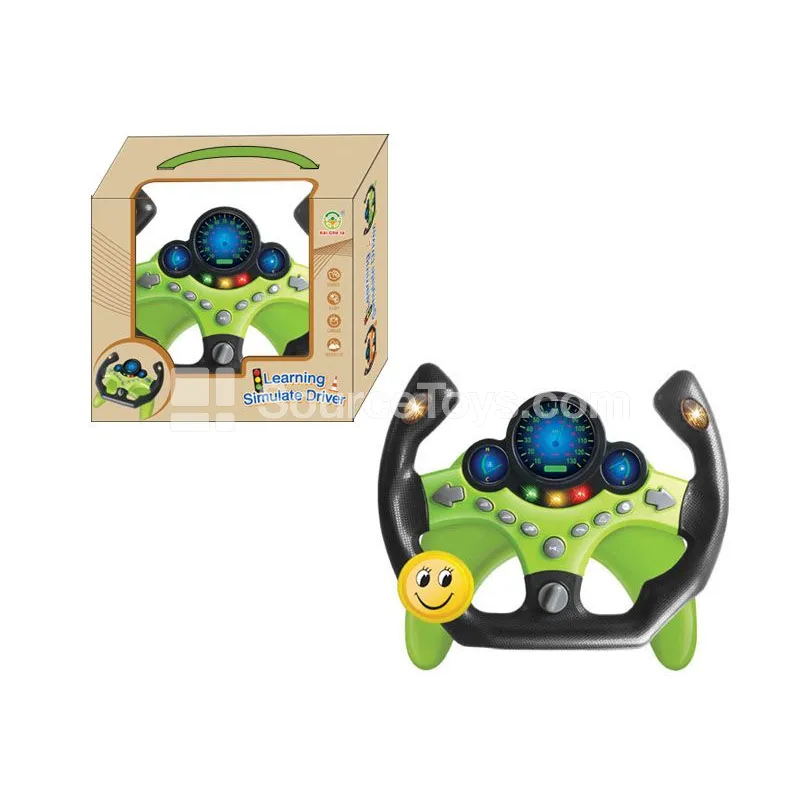 360-degree Rotating Racing Steering Wheel