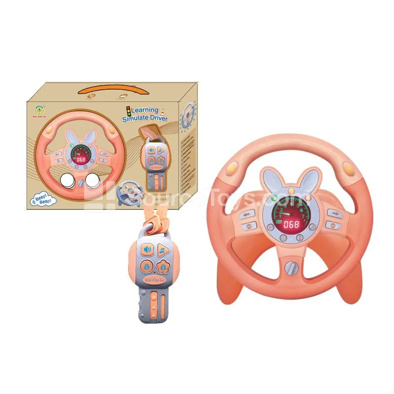 Steering Wheel Rabbit Driving Set U-Shape 360° Rotation Steering Wheel Rabbit Driving Set U-Shape 360° Rotation