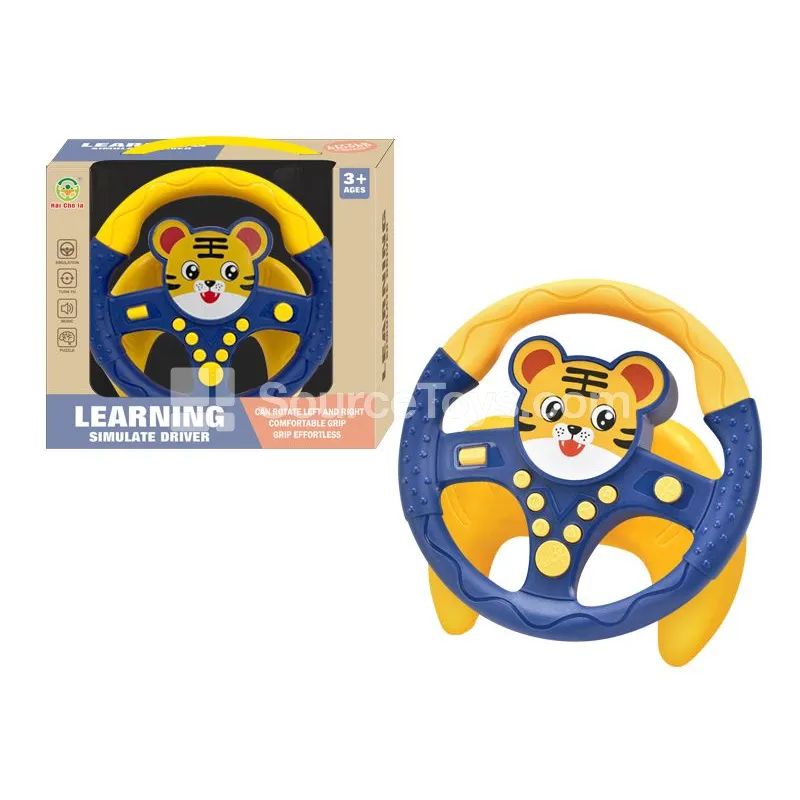 Cartoon Tiger Steering Wheel with U-Shape Base 360° Rotation Cartoon Tiger Steering Wheel with U-Shape Base 360° Rotation