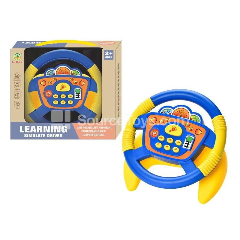 360-Degree Rotating U-Base Steering Wheel with 7 Blue Buttons 360-Degree Rotating U-Base Steering Wheel with 7 Blue Buttons