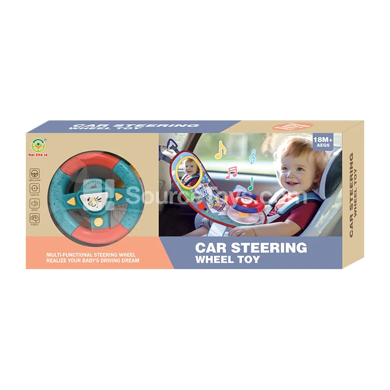 Steering Wheel Toy Car Mount Red