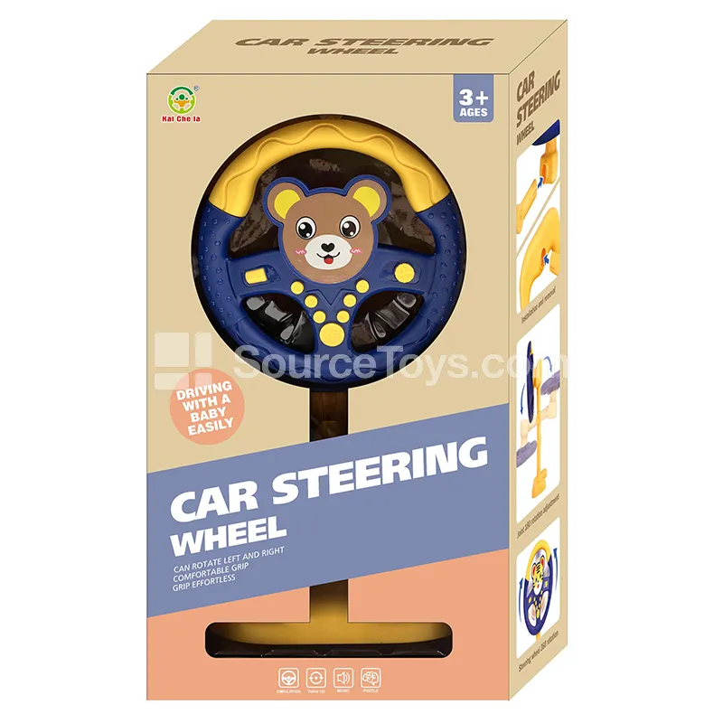 Standing Steering Wheel Cartoon Bear Toy Standing Steering Wheel Cartoon Bear Toy