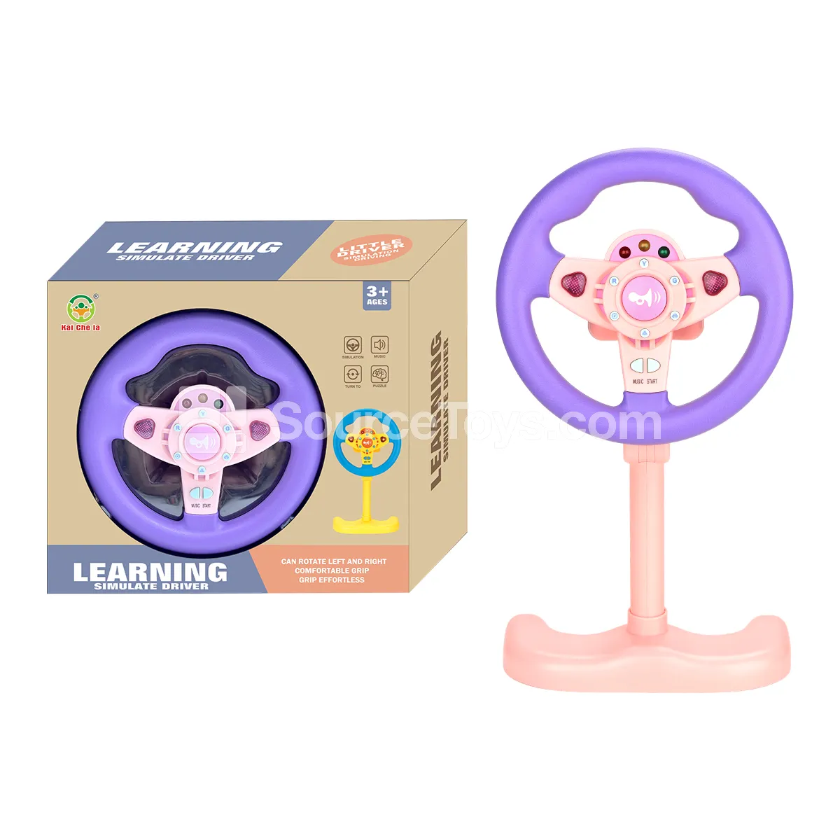 Steering Wheel with 360° Rotating Stand Steering Wheel with 360° Rotating Stand