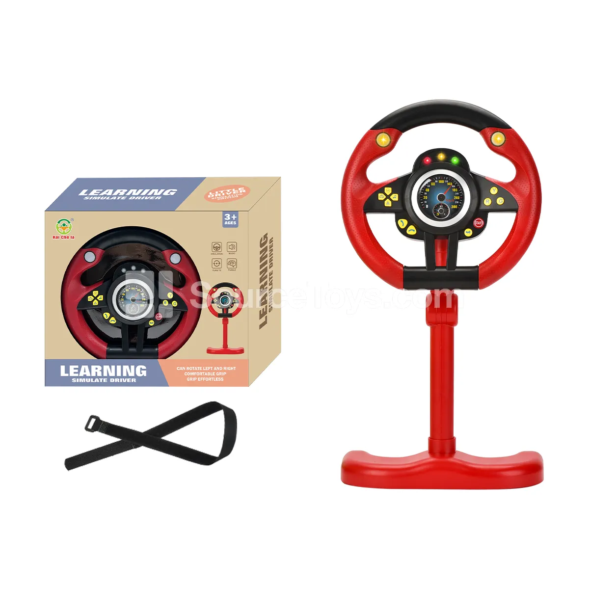 Steering Wheel Toy with 360° Rotation Stand Steering Wheel Toy with 360° Rotation Stand