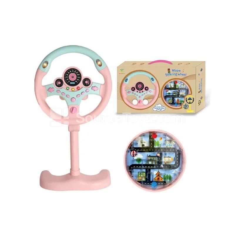 Steering Wheel Electric Maze Bead Game Steering Wheel Electric Maze Bead Game