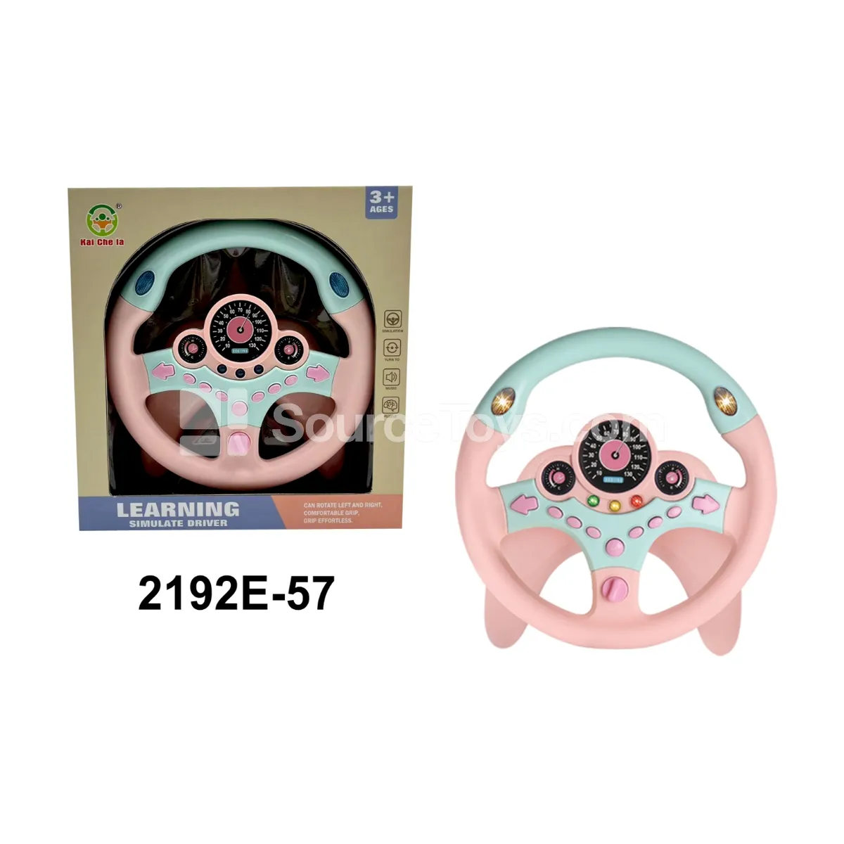 Pink U-Base Steering Wheel 360° Rotation (Full Window Box) Pink U-Base Steering Wheel 360° Rotation (Full Window Box)