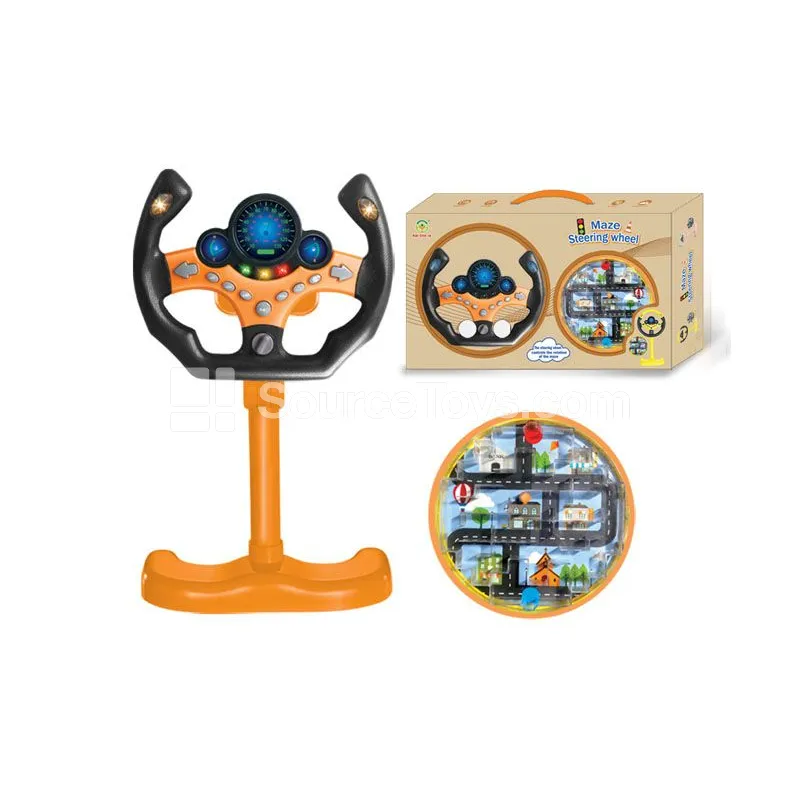 Steering Wheel Electric Maze Bead Game Steering Wheel Electric Maze Bead Game