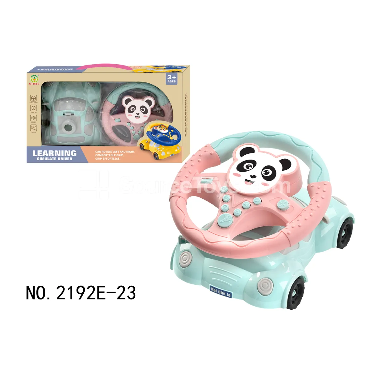 Steering Wheel Panda Cartoon Car Toy Steering Wheel Panda Cartoon Car Toy