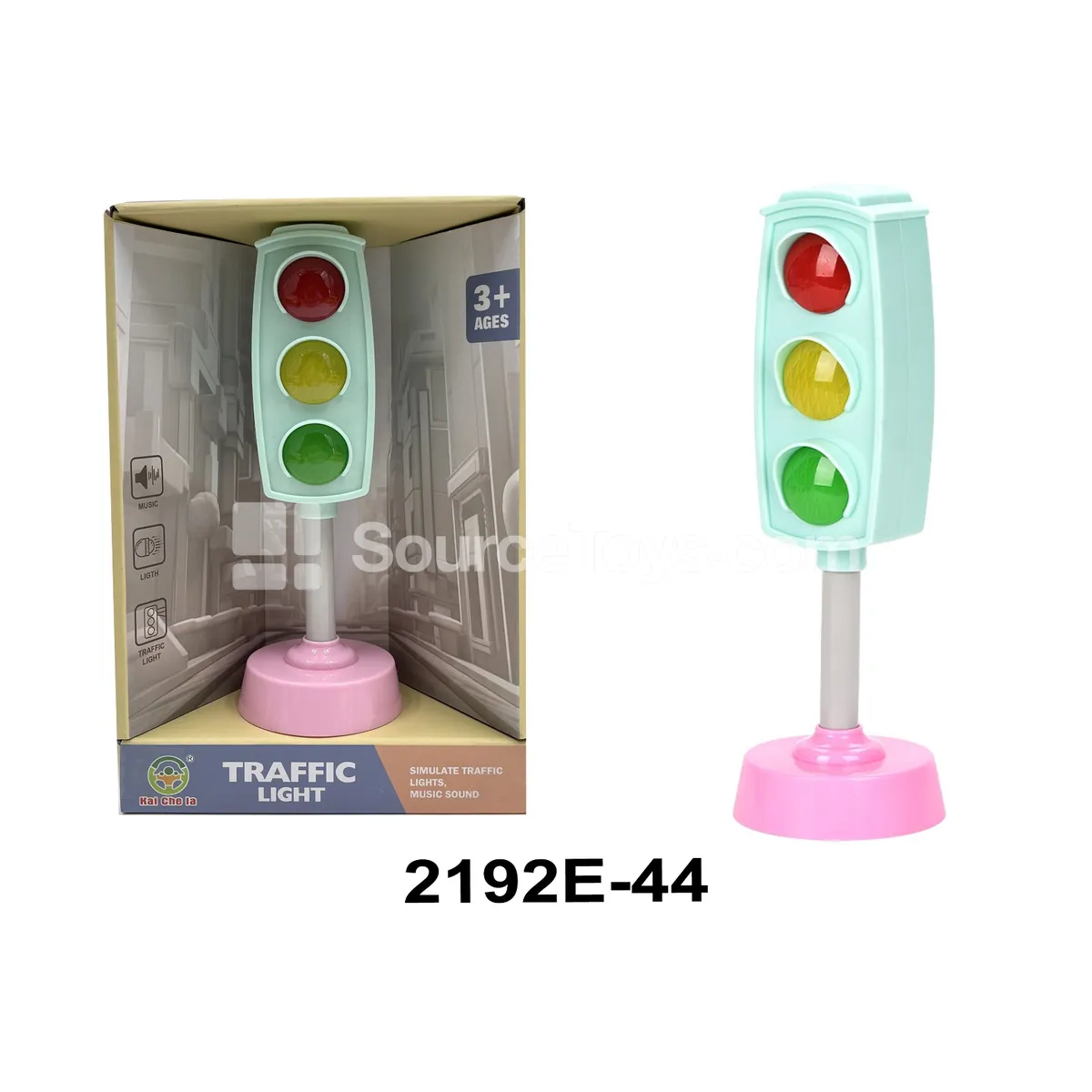Traffic Light Toy Pink Traffic Light Toy Pink