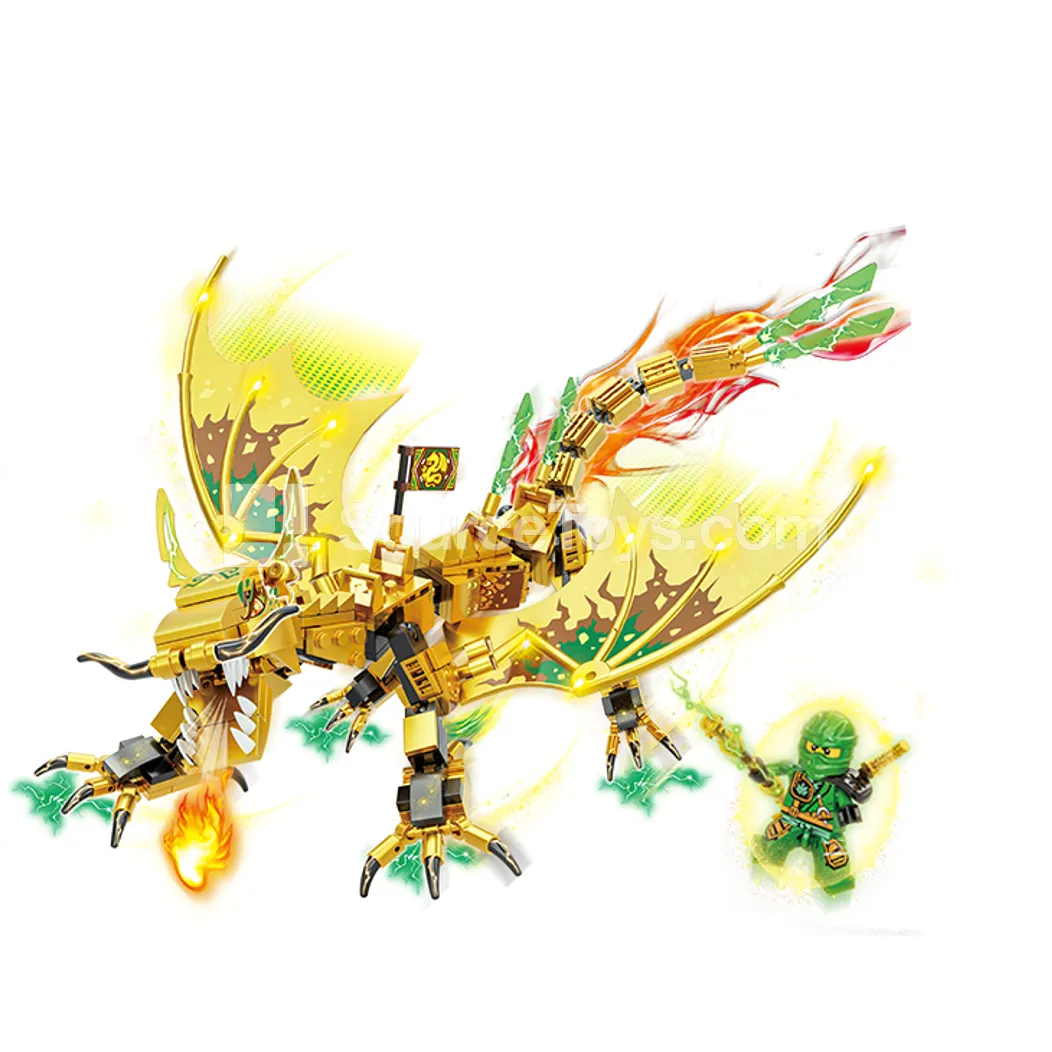 Golden Phantom Flying Dragon Vinyl Figure