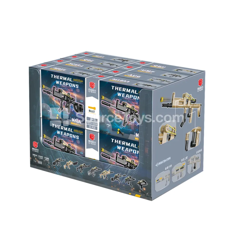 XJ-9700 Toy Gun Building Blocks 8 Assorted Styles