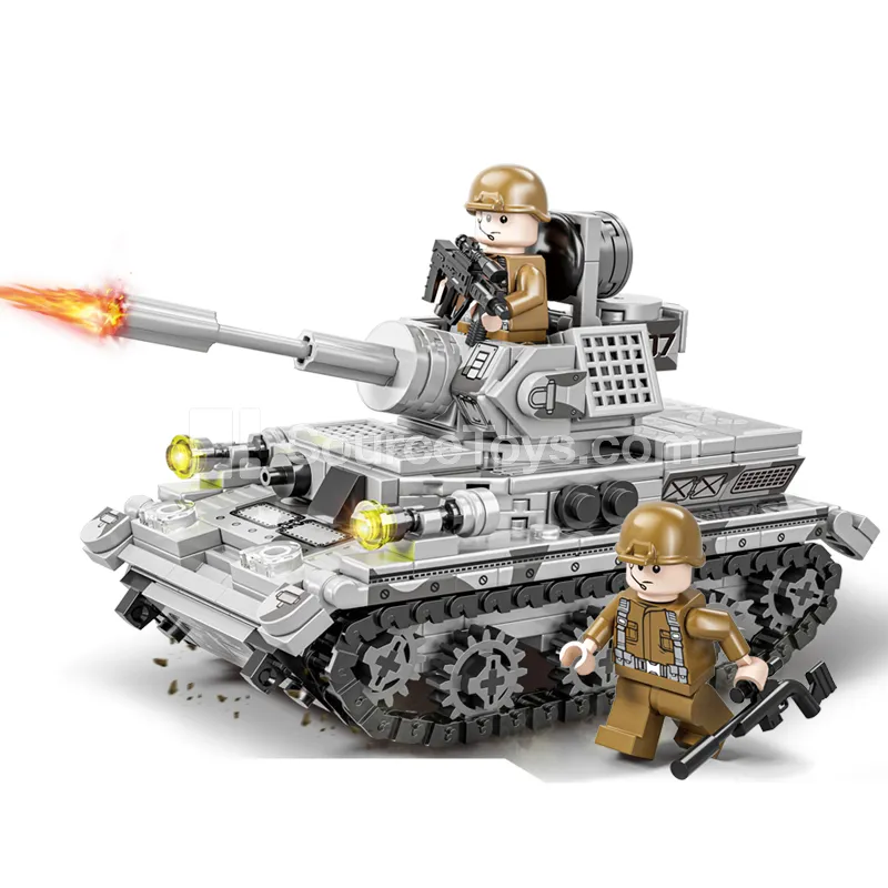 XJ-919C German Panzer IV Tank Building Blocks