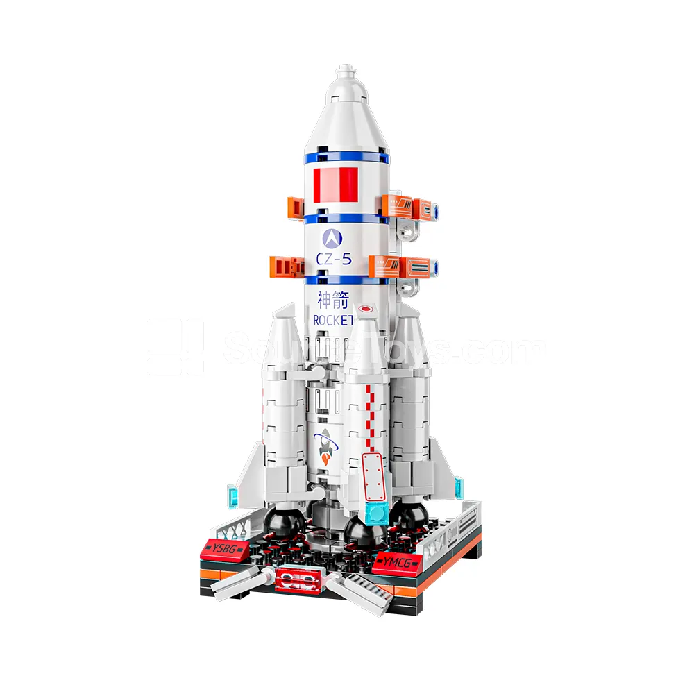 XJ-858C CZ-5 Launch Vehicle Rocket Building Blocks