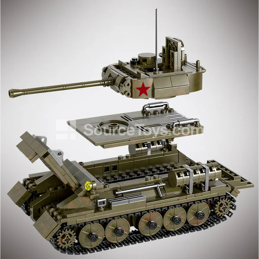 XJ-915 T34/85 Medium Tank Building Blocks XJ-915 T34/85 Medium Tank Building Blocks