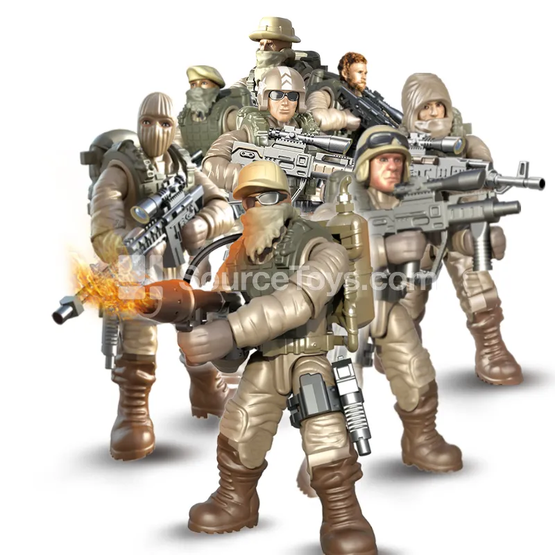 XJ9904 Desert Special Forces Figures 8 Assorted Styles XJ9904 Desert Special Forces Figures 8 Assorted Styles