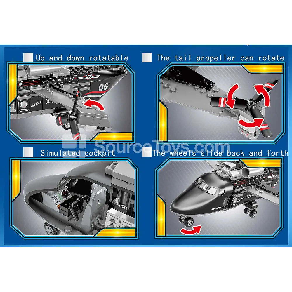 XJ-866F Escort Aircraft Building Blocks