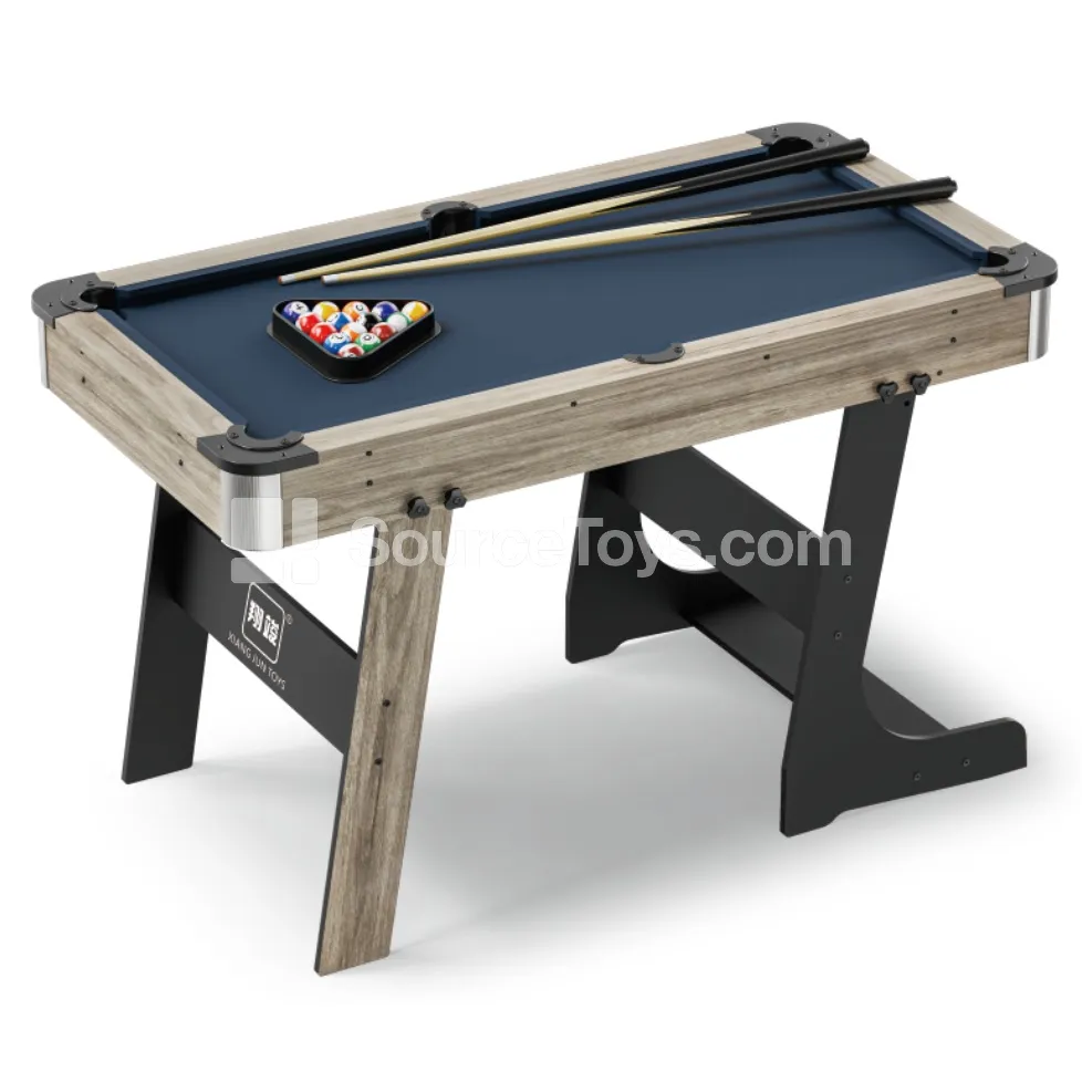 XJ8802 1.2M Foldable Pool Table with Cues XJ8802 1.2M Foldable Pool Table with Cues