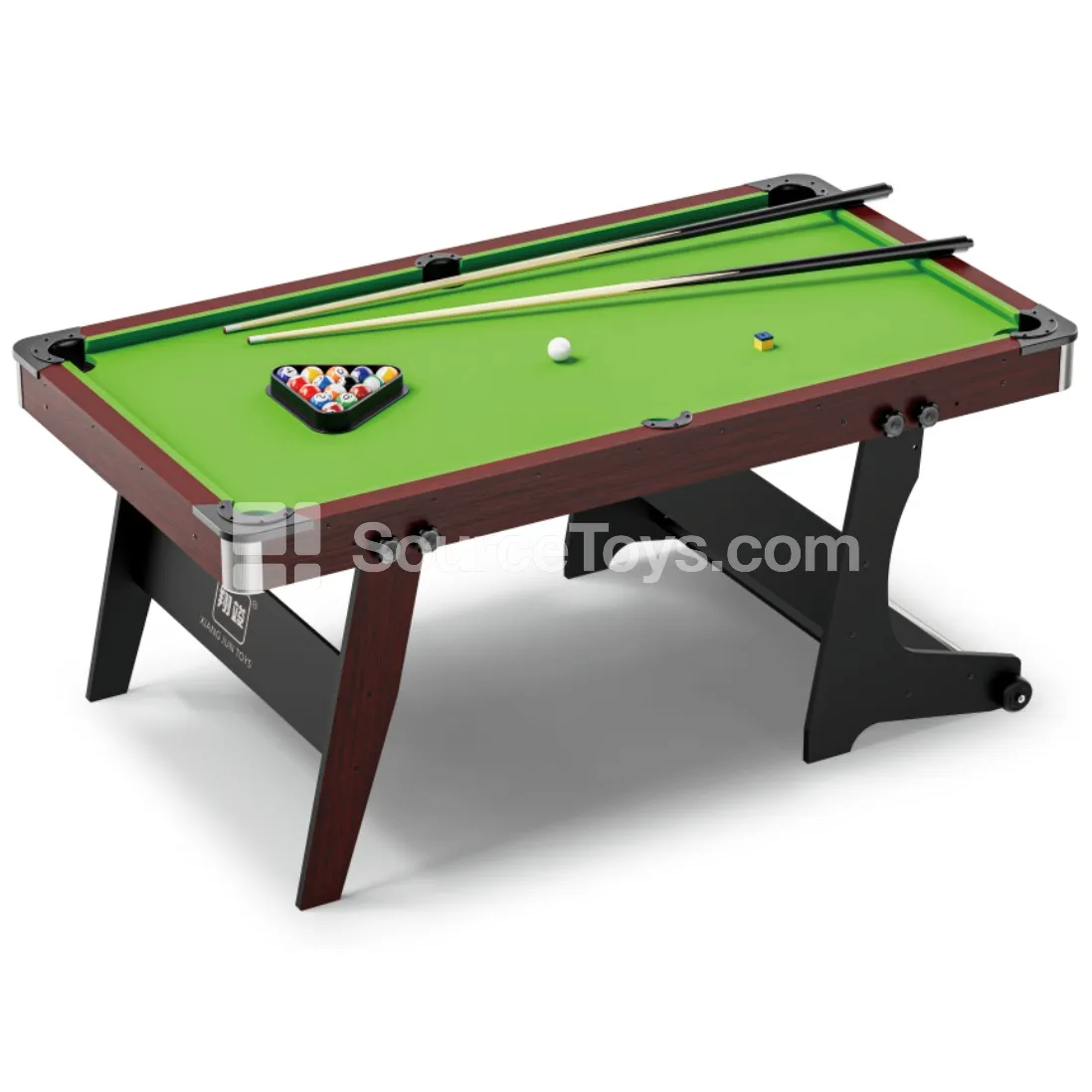 XJ8882 1.8M Foldable Pool Table with Cues and Balls XJ8882 1.8M Foldable Pool Table with Cues and Balls