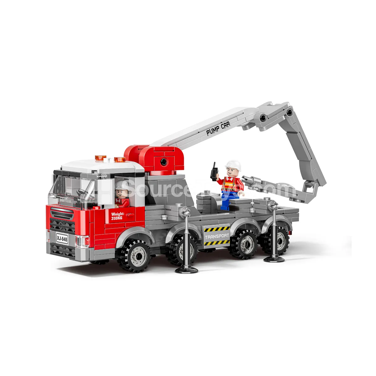 XJ-848E JC30 Concrete Pump Truck Building Blocks