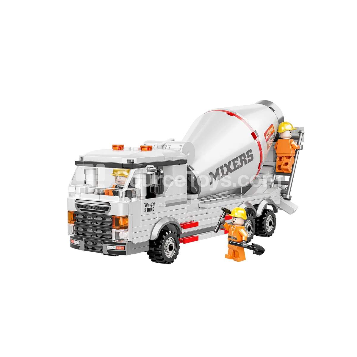 XJ-848B V20 Concrete Mixer Truck Building Blocks