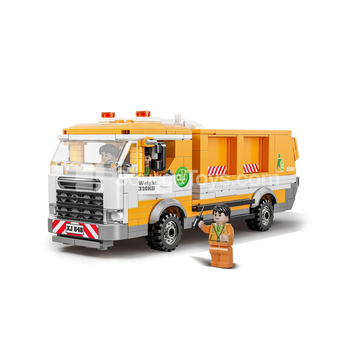 XJ-848A City Sanitation Garbage Truck Building Blocks XJ-848A City Sanitation Garbage Truck Building Blocks