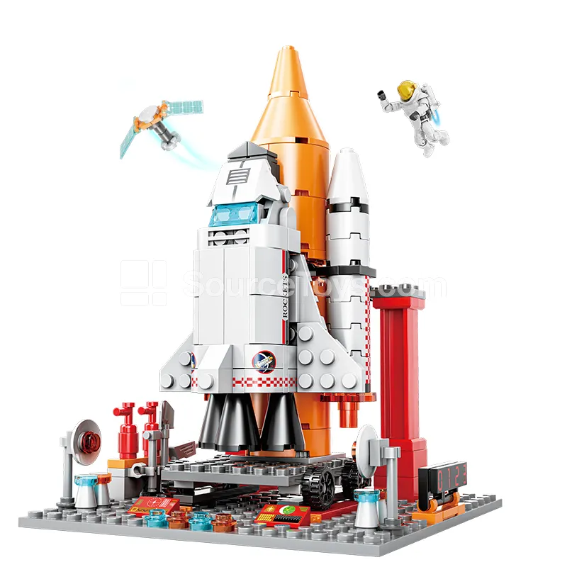 XJ-858D Space Shuttle Launch Center Building Blocks