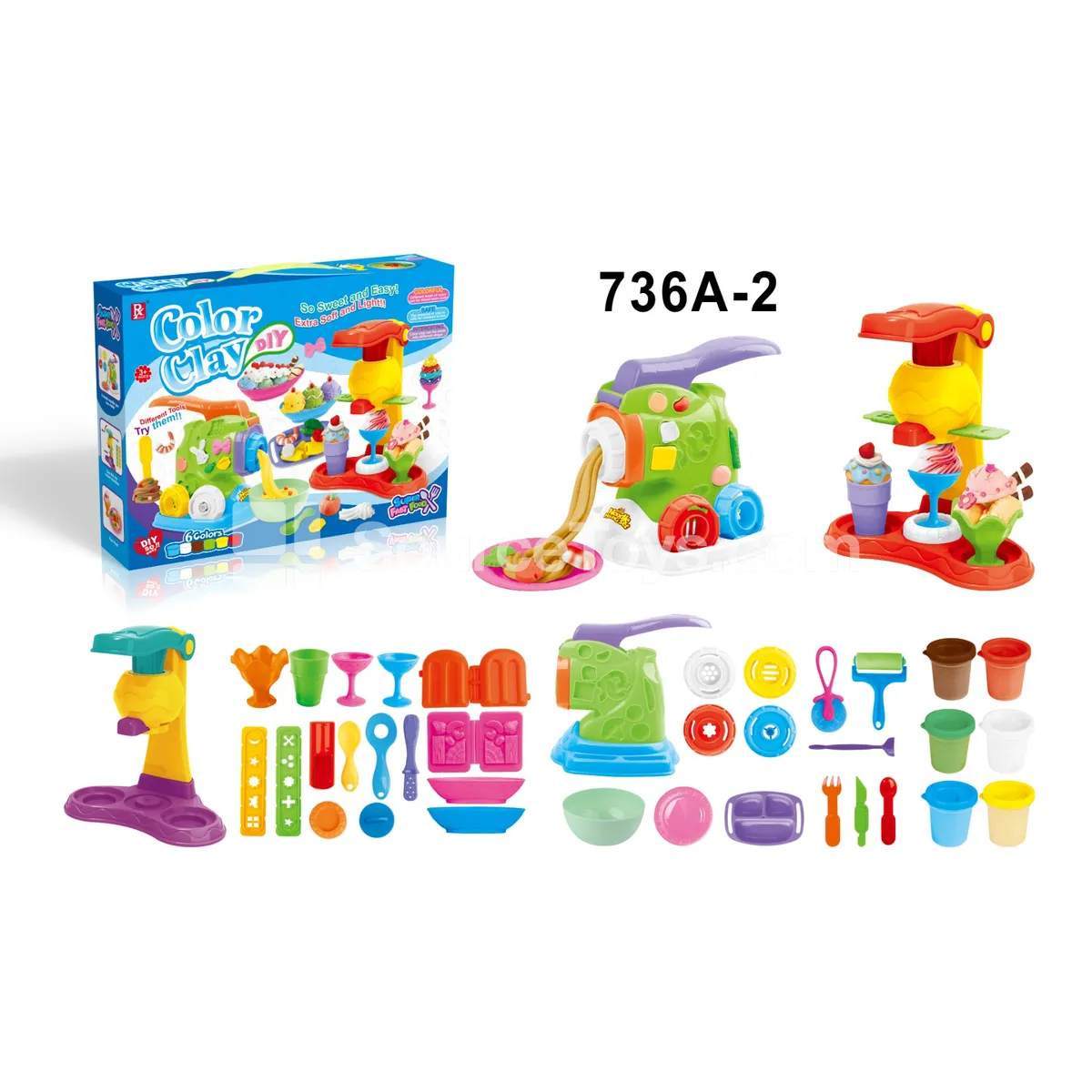 Super Fast Food Pretend-Play Clay Set