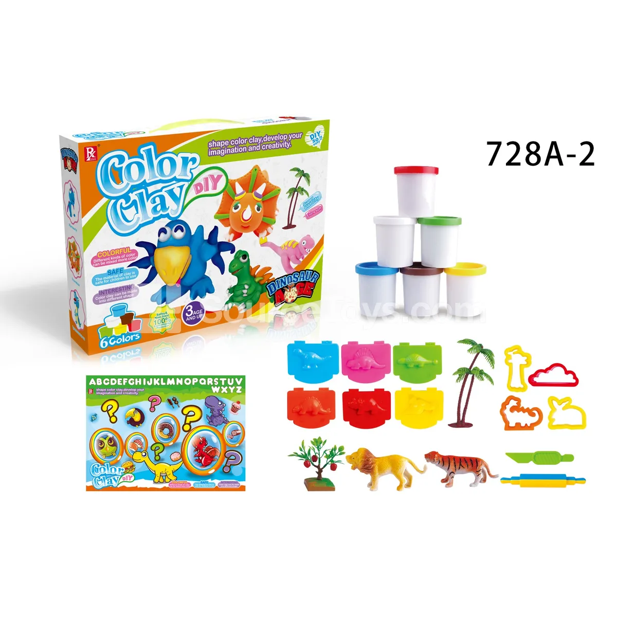 Dinosaur Park Pretend-Play Clay Set